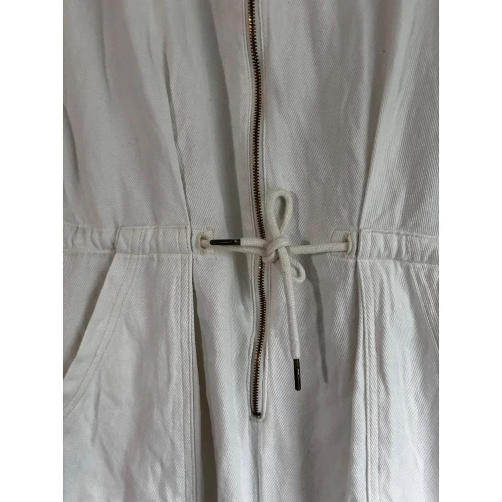 Etica‎ Amie old money Romper Natural Beige Women's Small EUC Sustainable Cotton